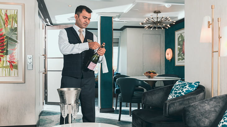 Personal service on Spirit of Adventure 